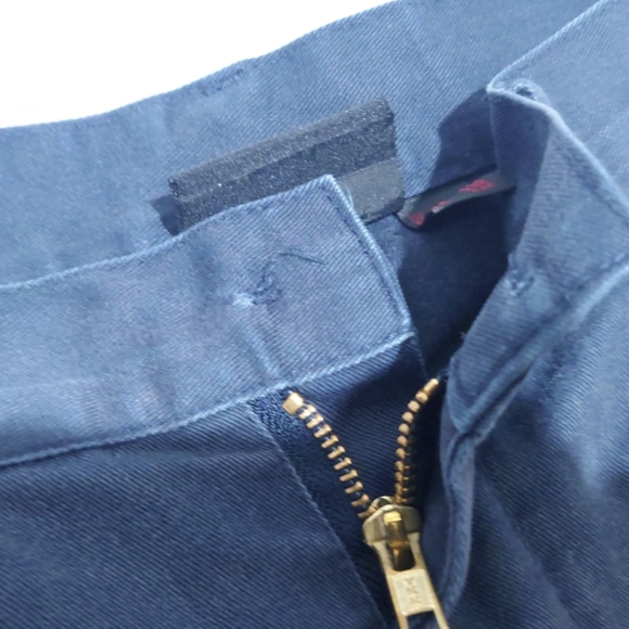 DICKIES Double Knee Carpenter Trousers Blue Relaxed Straight Mens W34 L30 - Picture 4 of 8